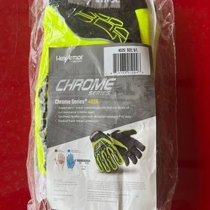 HexArmor Chrome Series Work Glove ANSI/ISEA level A8 Cut Resistance, SuperFabric